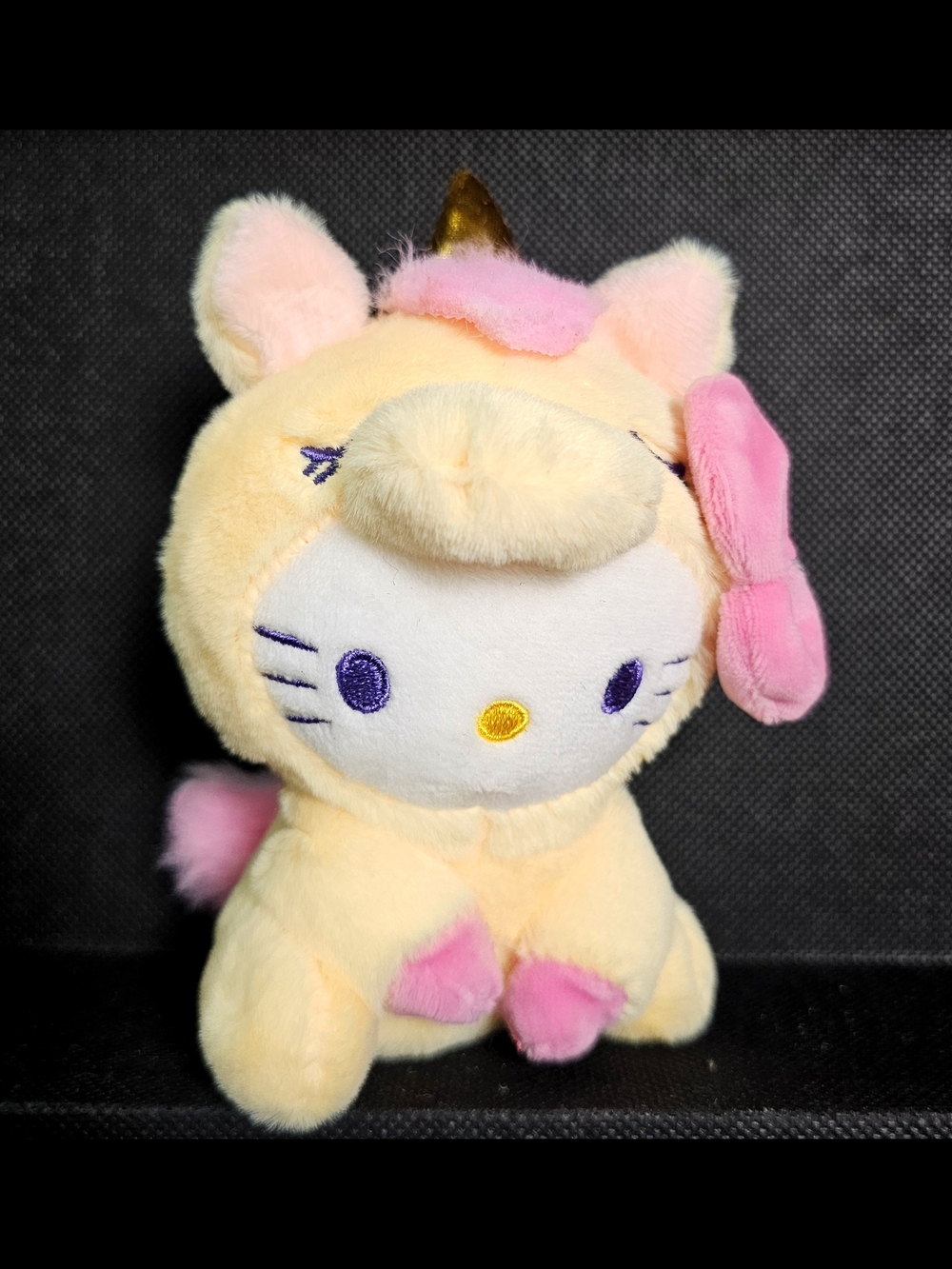 Hello Kitty Unicorn Plush Keychain